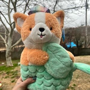 FAO Schwarz Glow Brights Plush LED with Sound Mer-Dog